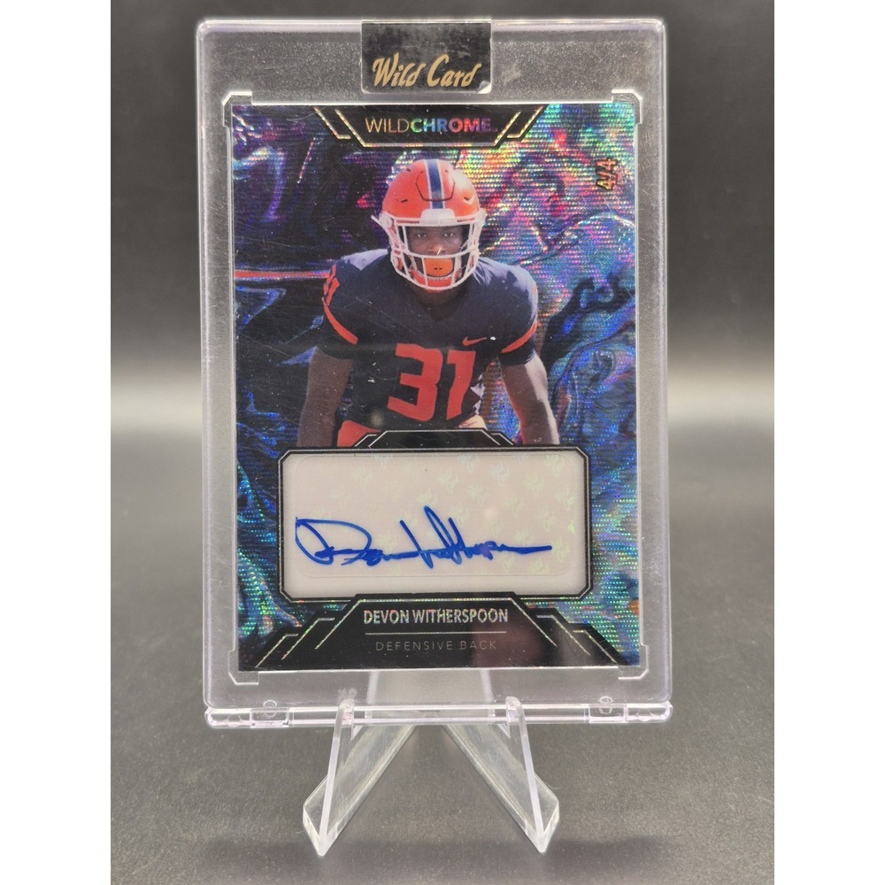 2023 Wild Card Devon Witherspoon WCL-29 Blue Lava Auto 4/4 RC SSP